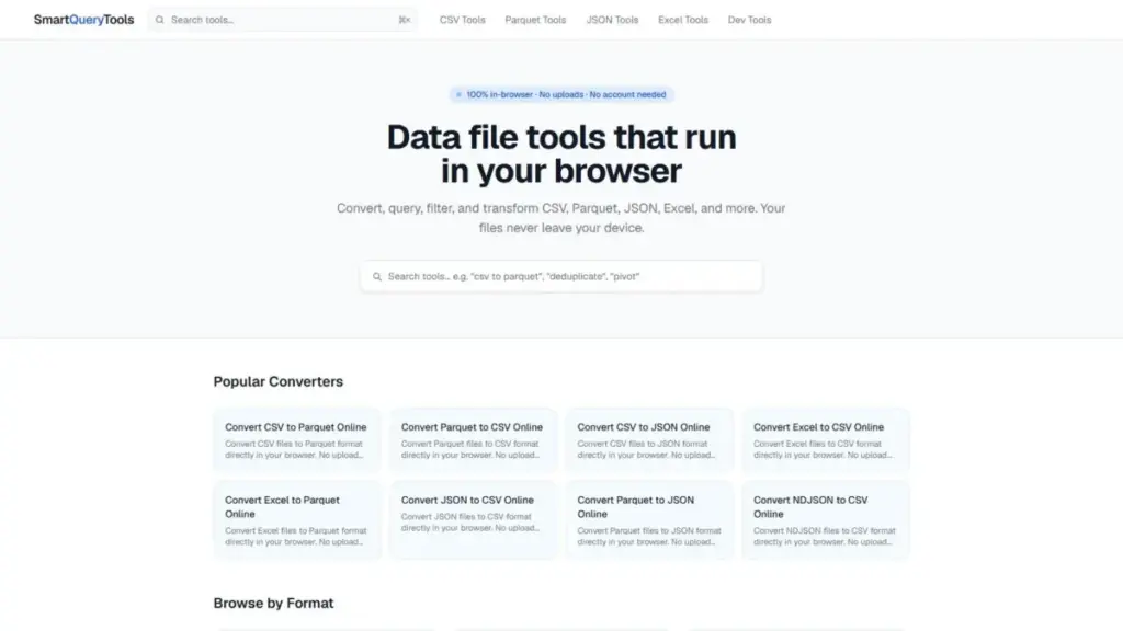 smartquerytools-launches-suite-of-in-browser-data-processing-and-sql-utilities-powered-by-webassembly